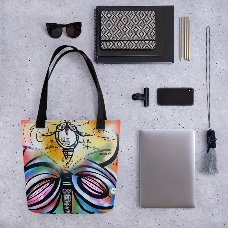 The Resurrection & The Light – Lebo Tote bag